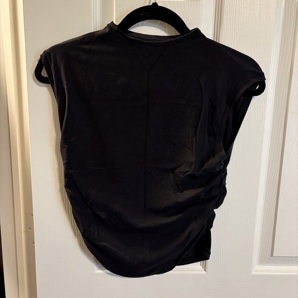 Athleta Mock Neck Black Shirt, Women's Medium